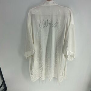 Victoria's Secret Women's Open Front White Bride Robe Size O/S